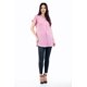 thumbnail image 5 of Blusa ligera de cuello V Roman Fashion / Juvenil, 0058 (Rosa) rosa G, 5 of 5