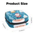 thumbnail image 2 of Sanitary Napkin Storage Bag, Cute Santa Christmas Tree and Snowflakes Pattern Portable Menstrual Pad Bag for Teen Girls Store Panty Liners Tampons Sanitary Pads for Women Ladies, 2 of 6