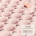 thumbnail image 2 of Alfombrilla antideslizante OTHWAY para bañera y ducha, color rosa claro, 90 x 40 cm, 2 of 8