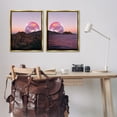 thumbnail image 3 of Stupell Industries Surreal Disco Ball Landscape Landscape Painting Gold Floater Framed Canvas Art Print Wall Art, 25 x 31, Set of 2, 3 of 10