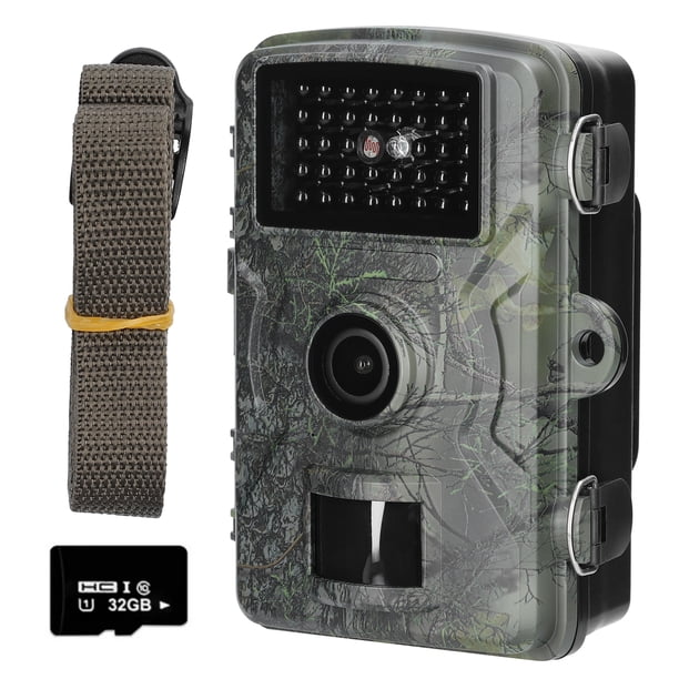 Cámara deportiva Irfora 16MP 1080P Portátil Día Noche Foto Video Tomar Trail Camera Multifunción Cazas al aire libre Observación de animales Cámara de monitoreo de la casa Foto Video Tomar IP66 a Irfora Cámara deportiva