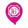 thumbnail image 1 of Ballon en Latex 16e Anniversaire (Lot de 6), 1 of 1