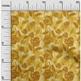 thumbnail image 1 of oneOone Rayon Yellow Fabric Florals Dress Material Fabric Print Fabric By The Yard 56 Inch Wide-IZS, 1 of 1