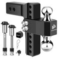 thumbnail image 1 of Enganche para remolque METOWARE ajustable con receptor de 2,5" y caída de 8", 1 of 8