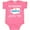 Hot Pink, variant on Inktastic Washington Grandma Loves Me Boys or Girls Baby Bodysuit