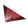 thumbnail image 3 of Honeii Red Moon Lava print Pet Bandana，a stylish triangle accessory perfect for small to large dogs, puppies, and even cats, 3 of 5