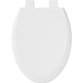 thumbnail image 5 of Elongated Closed Front Toilet Seat in White with Soft Close, 5 of 6