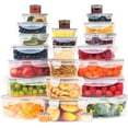 thumbnail image 6 of 50 Pcs Large Food Storage Containers with Lids Airtight - 526OZ Stackable Kitchen Set -  Leak Proof, 6 of 7