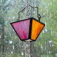thumbnail image 6 of Rain Chain Set 8.5FT,Handmade Pure Copper Inlaid Stained Glass Vintage Style, Rain Chains for Drains to Divert Water & Home Display, Garden Decoration (Mutil col), 6 of 6