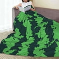 thumbnail image 6 of Bingfone Green Stripes Of Watermelon Print Flannel Fleece Blanket Throw Blanket for Bed,Sofa,Couch,Travel,Camping(40"x30" ), 6 of 8