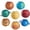 Mixed Color, variant on vlrwzc Paper Yellow Pineapple Lantern 6-Pack Hanging Fruit Decoration for Birthday Summer Hawaiian Tropical Party 1-Set