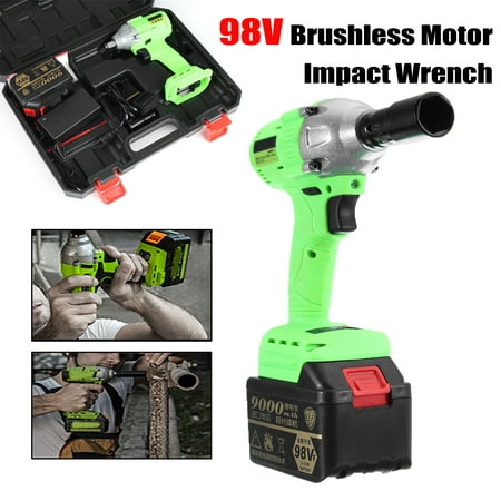 98V 520 Nm Cordless Lithium-Ion Electric Impact Wrench Brushless Motor 3 Speed