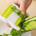 thumbnail image 2 of Kitchen Retractable Portable Two-Way Triple Flip Fruit & Vegetable Peeler Chopper Kitchen Tool, 2 of 7