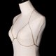 thumbnail image 5 of Collar de de cadena de cuerpo de 1 pieza Joyas para el cuerpo Oro Yinane Joyería del cuerpo, 5 of 8