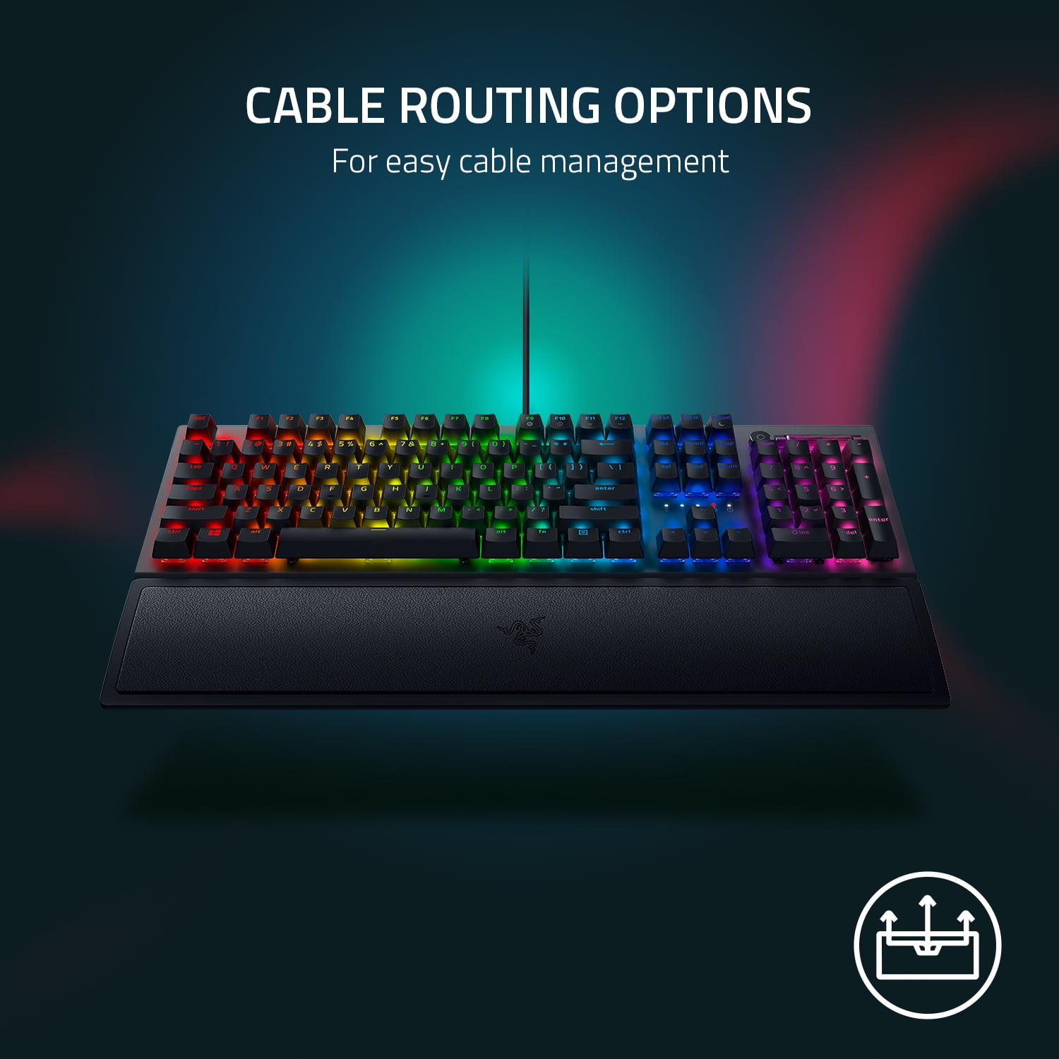 Razer Blackwidow V3 Full Size Wired Mechanical Green Clicky Tactile Switch  Gaming Keyboard with Chroma RGB Backlighting Quartz RZ03-03541800-R3M1 -  Best Buy