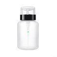 thumbnail image 1 of UHUSE 200ml Empty Nail Polish Remover Alcohol Liquid Press Pumping Dispenser Bottle, 1 of 5