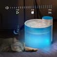 thumbnail image 6 of WOPET Pet Dog Cat Water Fountains with 4 Filters, Pet Water Dispenser with LED Light, 118oz/3.5L, Ultra Silent, Blue, 6 of 10