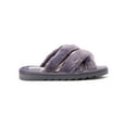thumbnail image 4 of Dearfoams Cozy Comfort Women's Metallic Crossband Slippers, 4 of 6