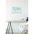 thumbnail image 5 of World Map 2023 Wall Poster with Push Pins, 14.725" x 22.375", 5 of 5