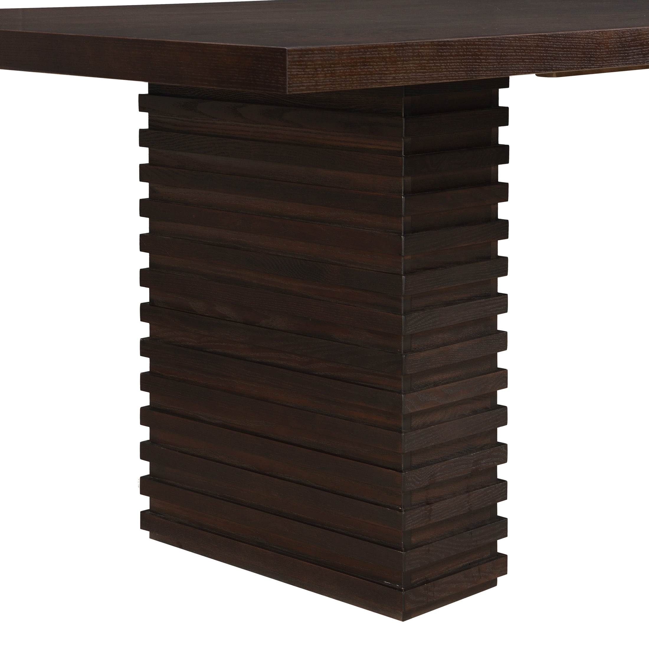 Christopher Knight Home 95" Modern Rectangular Dining Table for 8, Double Pedestal Base, Espresso