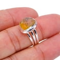 thumbnail image 4 of StarGems Natural Citrine Handmade 925 Sterling Silver Ring Ra000, 4 of 42