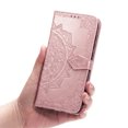 thumbnail image 3 of Galaxy Note 20 Case, Alltyech PU Leather Mandala Embossed Folding Stand Anti-scratch Folio Flip Credit Cards Slots Wallet Case Cover For Samsung Galaxy Note 20, Rosegold, 3 of 10