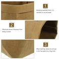 thumbnail image 3 of BESTYASH Sundries Paper Bag Kraft Paper Light Brown Simple Organizer 1Pack, 3 of 6