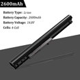 thumbnail image 1 of Bateria para HP Repuesto 746641-001 740715-001 740004-851 746458-421 751906-541 OA04 OA03 STNN-LB5S HSTNN-LB5Y HSTNN-PB5Y 15-G020DX 15-R015DX 15-D035DX OA04041 4 Celdas/2600mAh/38Wh, 1 of 2
