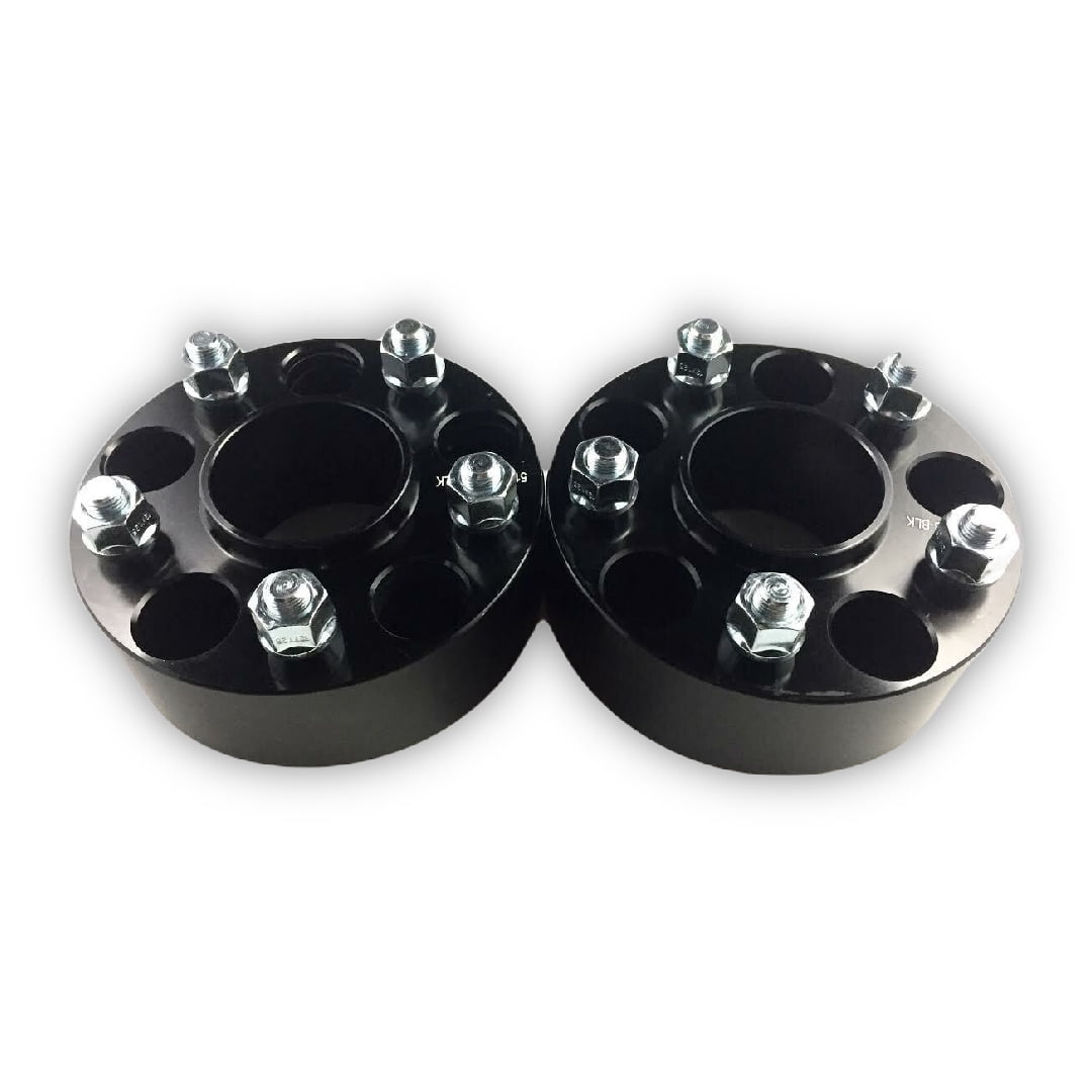 2" Black Hubcentric Wheel Adapters 5x4.5 to 5x5 (Hub to Wheel) 5x114.3