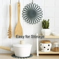 Set of 3 Silicone MatHot Pot Holder Hot Pads for Table & Countertop
