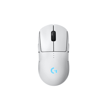 Logitech G PRO 2 LIGHTSPEED Wireless Gaming Mouse, Right- or Left-Handed Mouse with up to 4 Customizable and Switchable Magnetic Side Buttons, 44K DPI Sensor, USB-C Charging, for PC/Mac - White