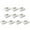 White, variant on Cupcake Boxes - Visible Mini Individual Paper Cake Packing Case, 10 Pack