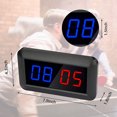 thumbnail image 2 of Eigraketly Marcador electrónico Pantalla LED digital Control remoto Baloncesto Temporizador a juego Herramienta de marcador de tenis de para Deportes y aire libre Eigraketly OD026624-00, 2 of 6