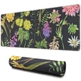 thumbnail image 1 of Garden Flowers Mouse Mat - Perfect Balance of Comfort and Functionality | Non-Slip Rubber Base, Splash Resistant, Easy to Slide | Portable and Personalized | 31.5 × 11.8 inch, 1 of 7