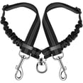 thumbnail image 1 of Double Leashes for 2 Dogs, Tangle-Free Double Leash for Dogs Walking in Training 360° SwivelAdjustable Reflective Length Double Wire Splitter for Two Dogs, 1 of 5