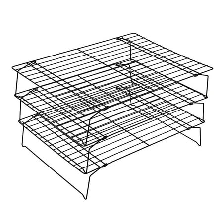 

3 Tier Baking Rack Heavyduty Non-stick Cooling Rack Stackable Stainless Steel Rack