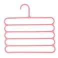 thumbnail image 2 of 5 Pack Pants Hangers 5 Tier Closet Organizers and Storage Non Slip Clothes Hanger,Hangers Space Saving Multiple Hanger Clothes Organization for Pants, 2 of 6