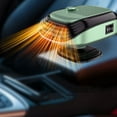 thumbnail image 4 of Hvmvliv Vehicle Heater 12V Car Heater, Portable Fast Heating Defroster and Defogger with Air Purification, Dual Hot/Cool Fan for Car Interior via Cigarette Lighter Green, 4 of 9