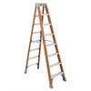 Louisville Ladder 8-foot Fiberglass Step Ladder, 8 ft x 24 7/8 in, 300-pound Capacity