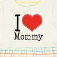 thumbnail image 4 of Inktastic I Love Mommy Heart Girls Baby Dress, 4 of 5
