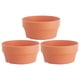 thumbnail image 1 of 3 cestas de flores de arcilla sintética, macetas redondas de plástico japonesas, recipientes para jardín interior y exterior (naranja, 18 cm), 1 of 5