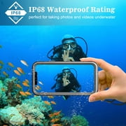 SPORTLINK Waterproof Case for iPhone 11 Pro Full Body Heavy Duty Shockproof 360 Sealed Rugged Dustproof Phone Screen Protector 5.8 inch - Frosted Black