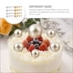 thumbnail image 4 of 40pcs mini bola cupcake toppers bola redonda cupcake toppers decoraciones de pastel, 4 of 4