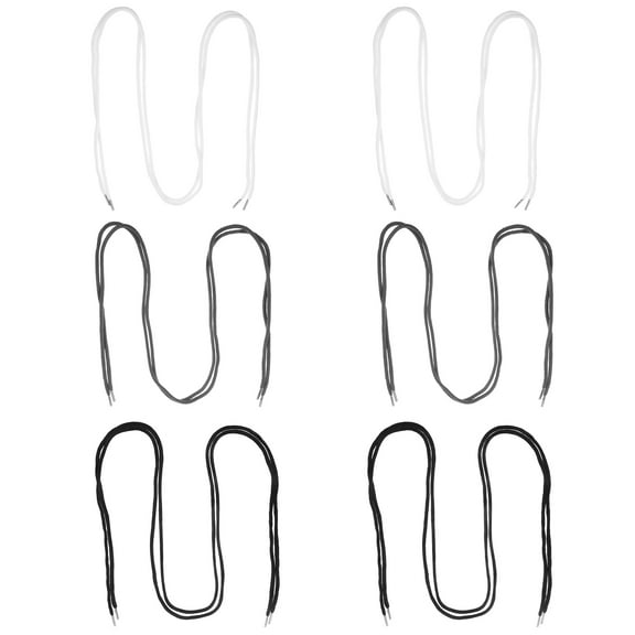 LOLIPPYY 12Pcs Efficient Hoodie String Replacement Rope for Outdoor Clothing Waist Adjustment