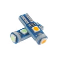 thumbnail image 4 of 10 bombillas LED T5 3030 3SMD para tablero de instrumentos de coche, sin errores CANBUS, para matrícula, decoración, CC 12 V, color blanco, ámbar y rojo, 4 of 5