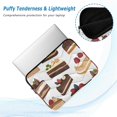 thumbnail image 2 of FORMRS 15-15.6 inch Laptop Sleeve Case Soft Carrying Quilted Computer Bag Cover, White Cakes Pattern, 2 of 7