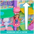 Gabby's Dollhouse, Purrfect Dollhouse 2Foot Tall Playset with Sounds, 15 Pieces