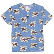 Women's Twin Teddies Scrub Top