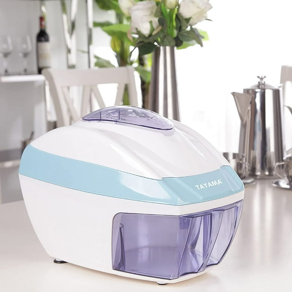27 oz. Blue Electric Snow Ice Shaver for Fluffy Shaved Ice Desserts