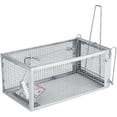 thumbnail image 6 of Humane Mouse Trap Rat Trap Live Catch Cage Reusable Galvanized Steel Rodent Control Trap Indoor Outdoor Mice Mouse Catcher Cage, 6 of 9